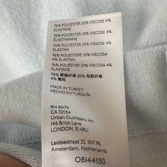 MAEVE By ANTHROPOLOGIE Pull-On NEW Sky Blue Long Sleeve Sweater Dress PETITE XS - Picture 3 of 6